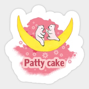 Patty Cake Polar Bears Sticker